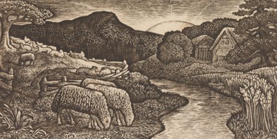 The Sheep of His Pasture by Edward Calvert
